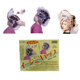 Touca para Permanente Easy Cap Flora 3 pçs.