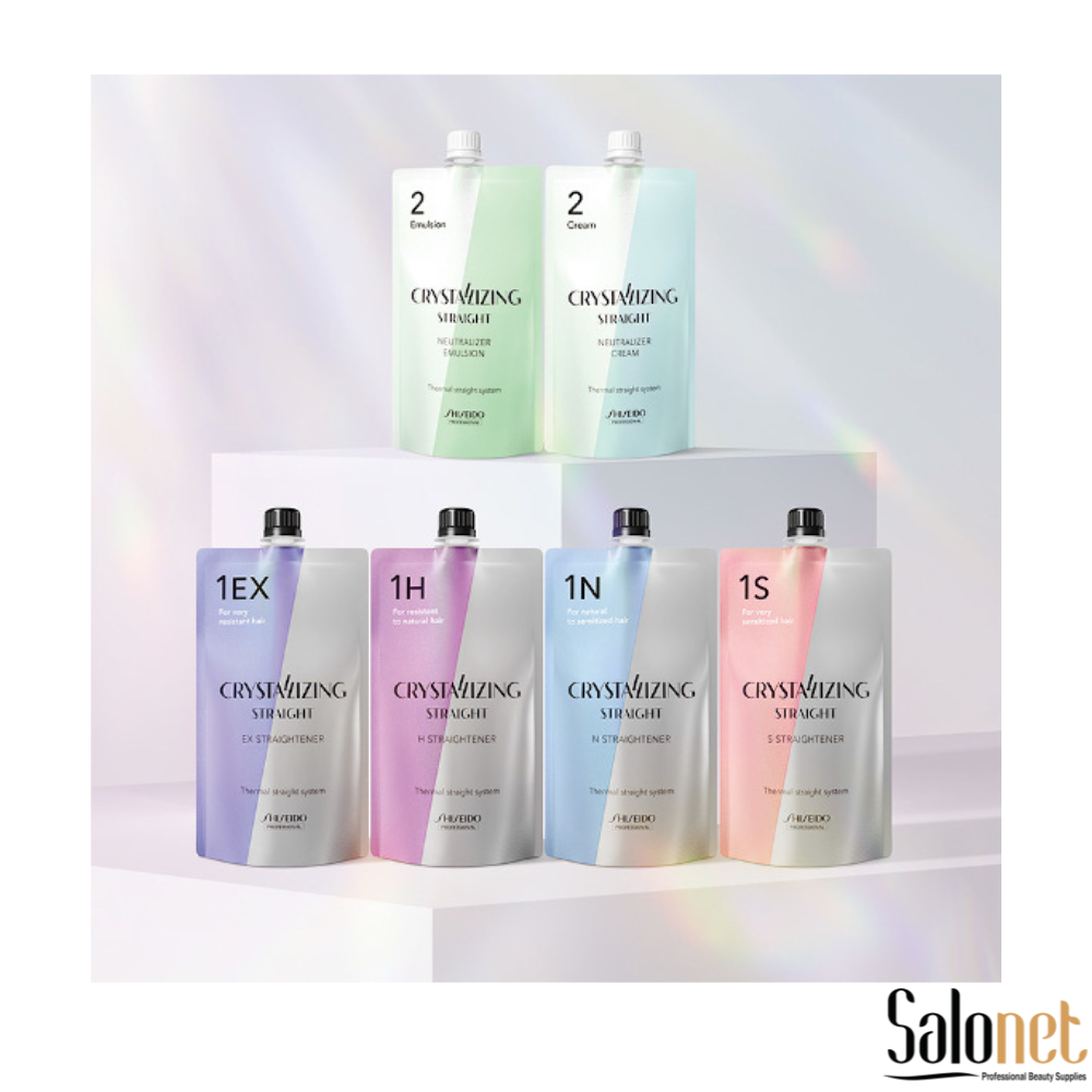 Shiseido Crystallizing Creme Alisante Forte "H" Kit 2x400g. - Imagem 2