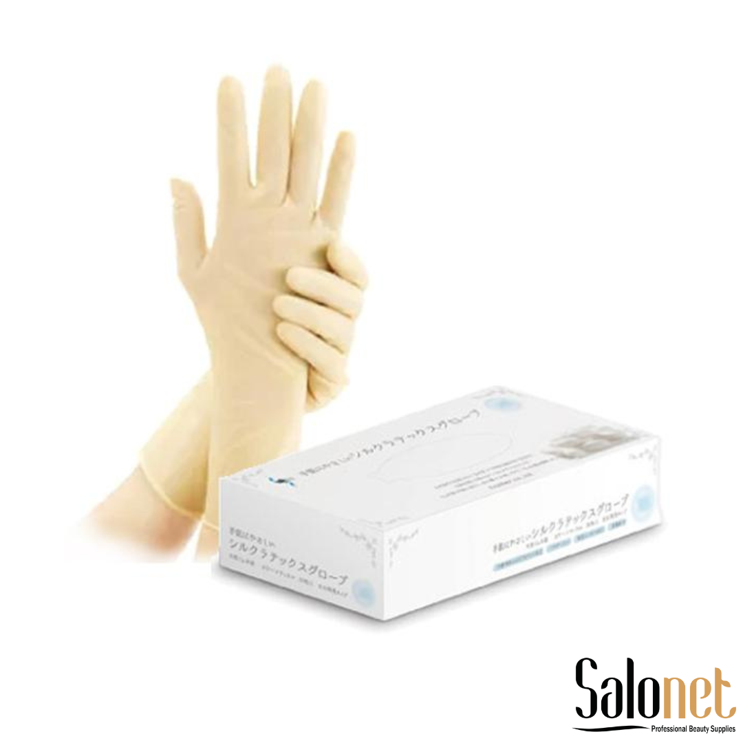 Luvas Silk Latex Glove - 50 unidades