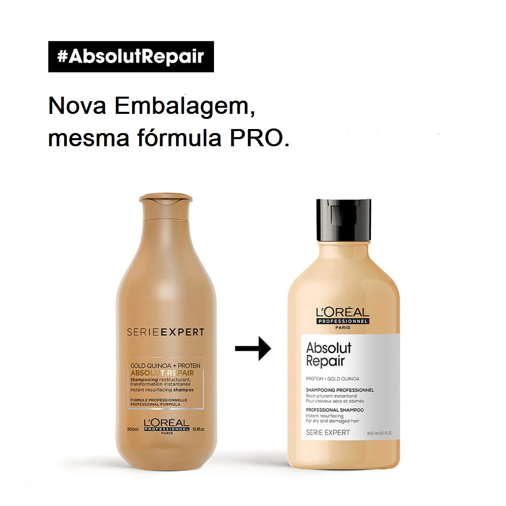 Absolut Repair Gold Shampoo 300ml. – Salonet