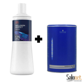 KIT WELLOXON ÁGUA OX. 40 VOL. 1L + Igora Vario Plus 450G