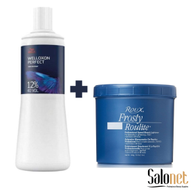 Kit Welloxon Água Ox. 40 Vol. + Roux Frosty Roulite 454g