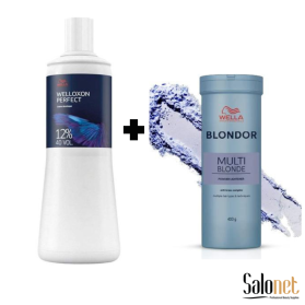 KIT WELLOXON ÁGUA OX. 40 VOL. + WELLA BLONDOR 400G