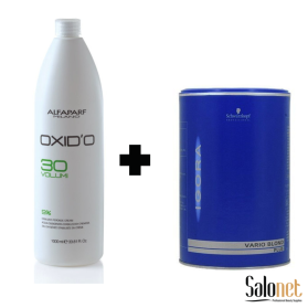 KIT ALFAPARF ÁGUA OXIGENADA 30VOL. + IGORA PÓ DESCOLORANTE 450G