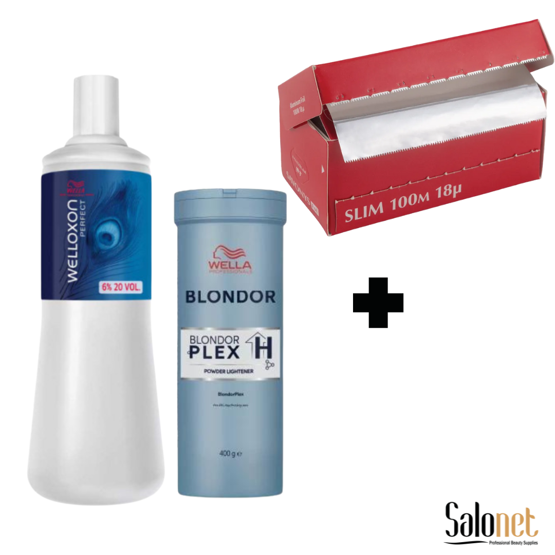 Kit Promocional Wella + Papel Alumínio Savonys