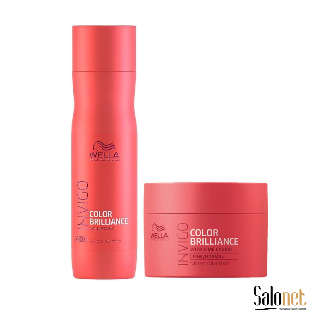 Kit Wella Brilliance Shampoo + Máscara