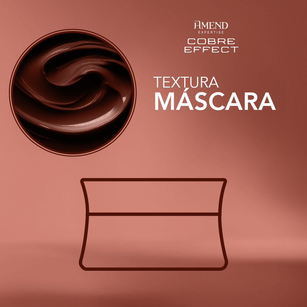 MÁSCARA AMEND COBRE EFFECT 300G - Imagem 2