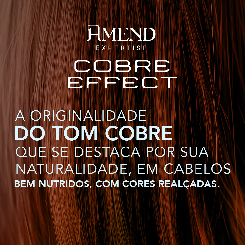 KIT SHAMPOO CONDICIONADOR AMEND COBRE EFFECT - Imagem 2