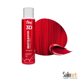 Matizador 3D Mega Red - Efeito Vermelho Intenso - 500ml